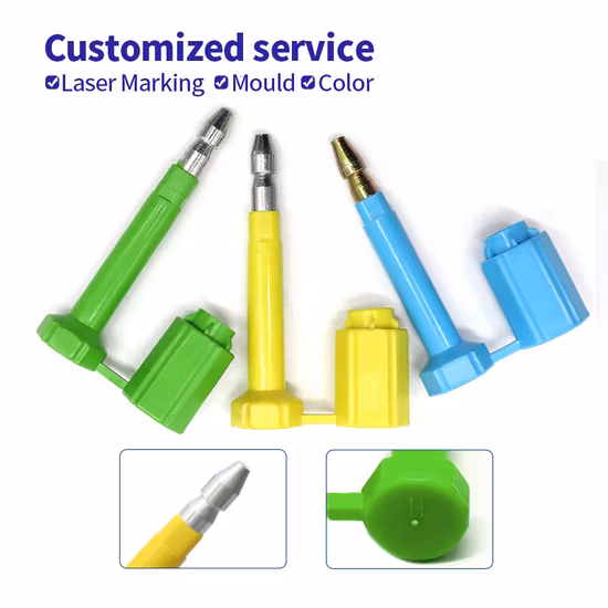 Anti-Spin-ISO17712-Bolzensperrsiegel mit Barcode